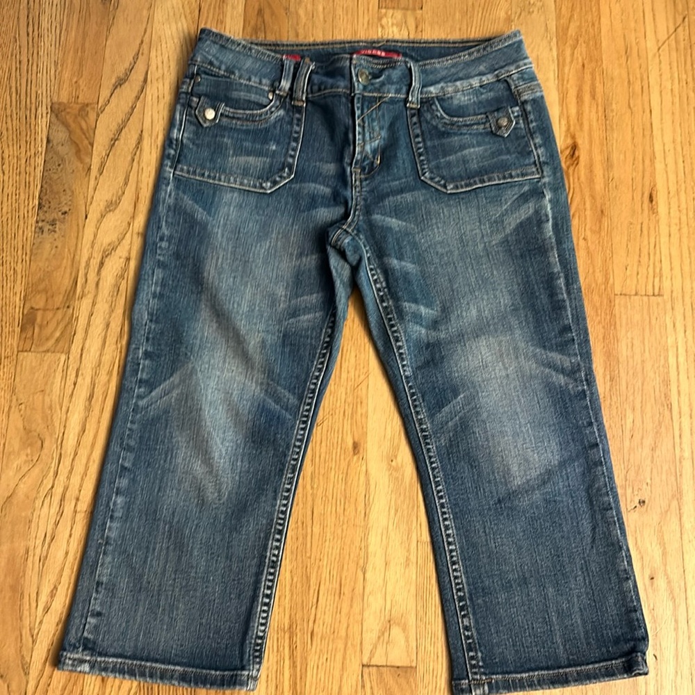 Vigoss Flare-leg cropped Jean capri